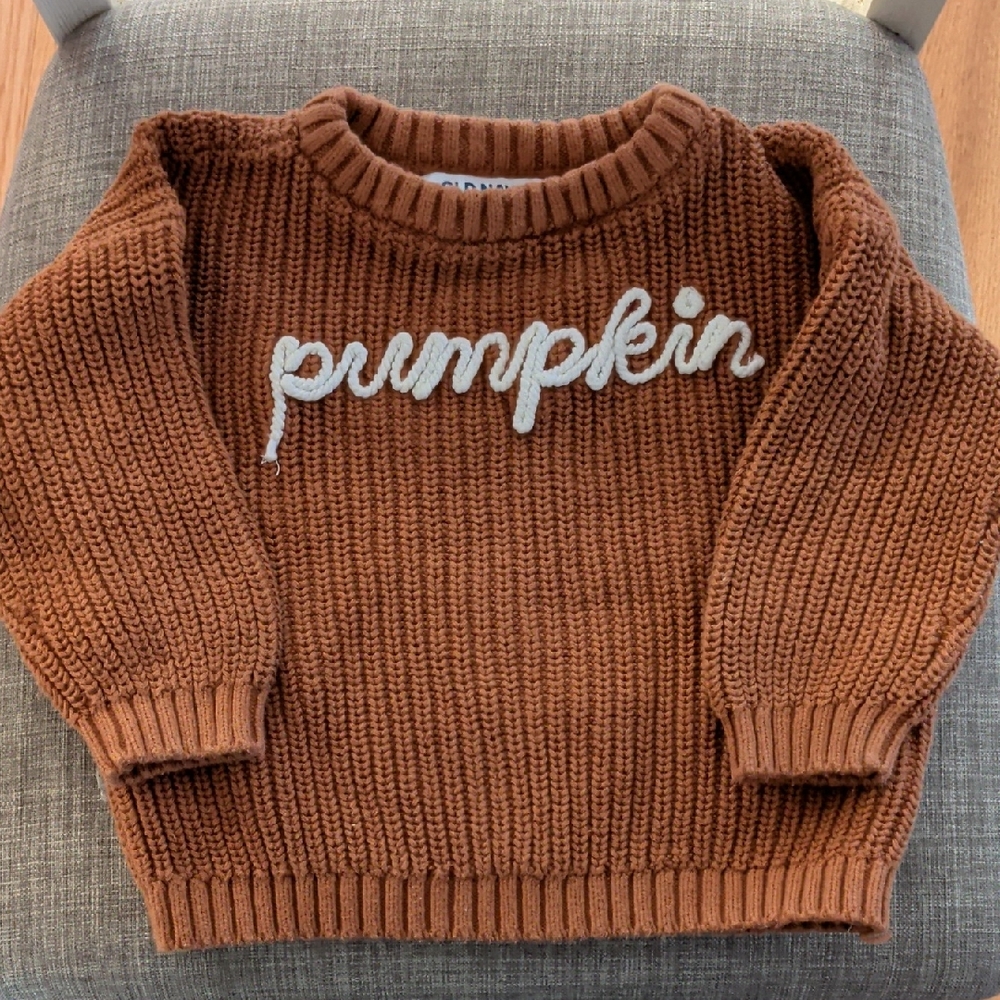 Old Navy Brown Knit Sweater